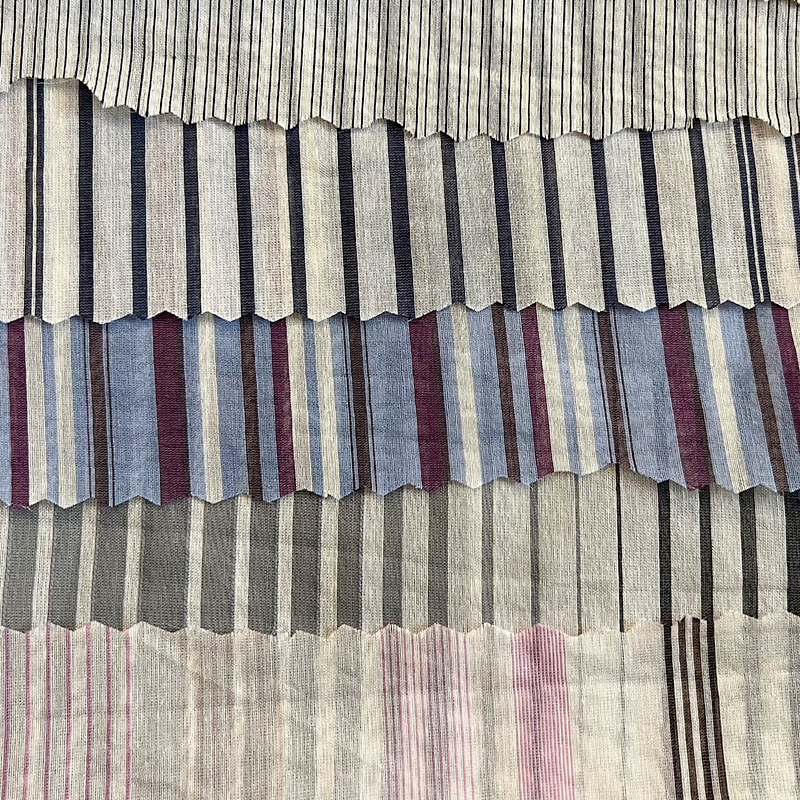 Colored weaving silk-cotton